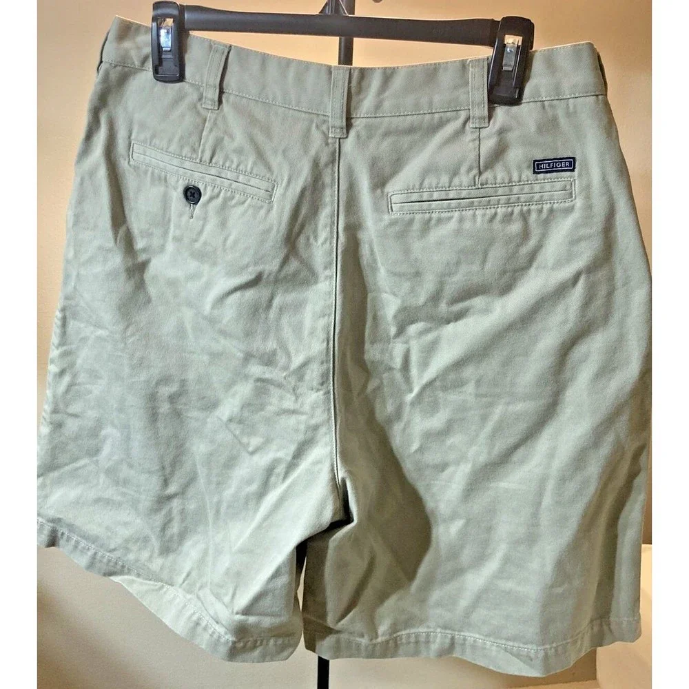 Tommy Hilfiger Golf Pleated Classic Chino Shorts, Size 34